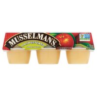 Musselman's Unsweetened Apple Sauce, 4 oz, 6 count, 24 Ounce