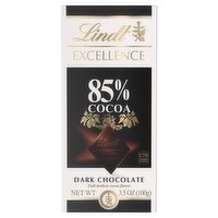 Lindt Excellence 85% Cocoa Dark Chocolate, 3.5 oz