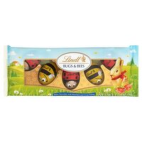 Lindt Bugs & Bees Milk Chocolate with Hazelnut and Crisp Filling, 1.7 oz