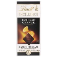 Lindt Excellence Intense Orange Dark Chocolate, 3.5 oz