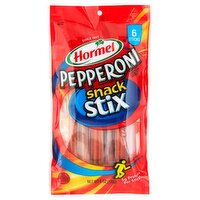 Hormel Pepperoni Snack Stix, 6 count, 6 oz, 6 Ounce