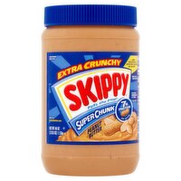 Skippy Extra Crunchy Super Chunk Peanut Butter, 40 oz