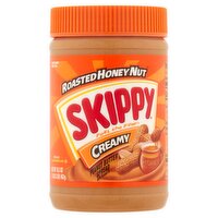 Skippy Roasted Honey Nut Creamy Peanut Butter Spread, 16.3 oz