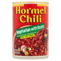 Hormel Chili Vegetarian with Beans, 15 oz, 15 Ounce