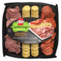 Hormel Gatherings Pepperoni & Hard Salami Party Tray, 28 oz, 1.75 Pound