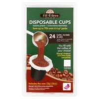 Fill 'n Brew Disposable Cups, 24 count, 24 Each