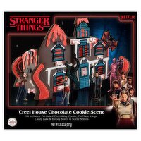 Cookies United Stranger Things Creel House Chocolate Cookie Scene Kit, 20.5 oz