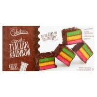 The Original Cakebites Classic Italian Rainbow Cake, 2 oz, 4 count, 8 Ounce