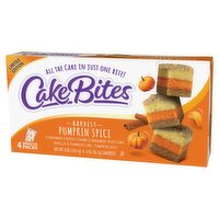 CakeBites Harvest Pumpkin Spice Cakebites Limited Edition, 2 oz, 4 count