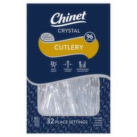 Chinet Crystal Cutlery, 32 count, 96 Each