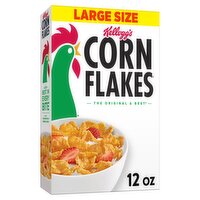 Kellogg's Corn Flakes Cereal Large Size, 12 oz