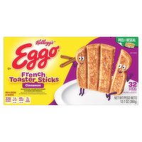 Kellogg's Eggo Cinnamon French Toaster Sticks, 32 count, 12.7 oz, 12.7 Ounce