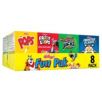 Kellogg's Fun Pak Cereal, 8 count, 8.56 oz