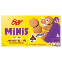 Eggo Minis Chocolatey Chip Pancakes, 5 count, 8.4 oz