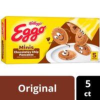 Kellogg's Eggo Minis Chocolatey Chip Pancakes, 5 count, 8.4 oz