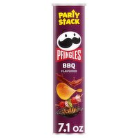 Pringles Party Stack BBQ Flavored Potato Crisps, 7.1 oz
