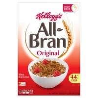 Kellogg's All-Bran Original Wheat Bran Cereal, 18.6 oz, 18.6 Ounce