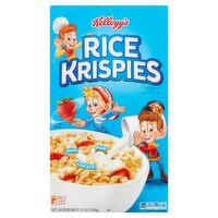 Kellogg's Rice Krispies Toasted Rice Cereal Large Size, 12 oz