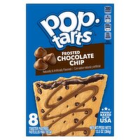 Pop-Tarts Frosted Chocolate Chip Toaster Pastries, 8 count, 13.5 oz, 13.5 Ounce