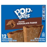 Pop-Tarts Frosted Chocolate Fudge Toaster Pastries, 12 count, 20.3 oz, 20.3 Ounce