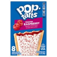 Pop-Tarts Frosted Raspberry Toaster Pastries, 8 count, 13.5 oz