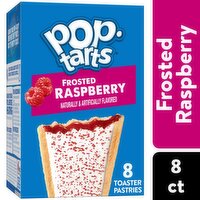 Pop-Tarts Frosted Raspberry Toaster Pastries, 8 count, 13.5 oz