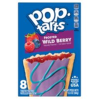 Pop-Tarts Frosted Wild Berry Toaster Pastries, 8 count, 13.5 oz, 13.5 Ounce