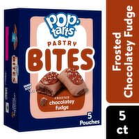 Pop-Tarts Frosted Chocolatey Fudge Tasty Filled Pastry Bites, 1.4 oz, 5 count