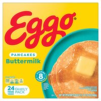 Kellogg's Eggo Buttermilk Pancakes Family Pack, 24 count, 29.6 oz, 29.6 Ounce