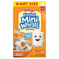 Kellogg's Frosted Mini Wheats Original Whole Grain Cereal Giant Size, 29.5 oz, 29.5 Ounce