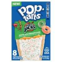 Pop-Tarts Apple Jacks Frosted Apple Cinnamon Flavor Toaster Pastries, 8 count, 13.5 oz, 13.5 Ounce