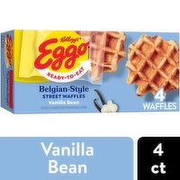 Kellogg's Eggo Vanilla Bean Belgian-Style Waffles, 4 count, 7.76 oz