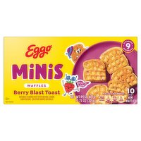 Kellogg's Eggo Minis Berry Blast Toast Waffles, 10 count, 10.75 oz