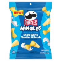 Pringles Mingles Sharp White Cheddar & Ranch Puffed Snacks, 2 oz