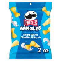 Pringles Mingles Sharp White Cheddar & Ranch Puffed Snacks, 2 oz