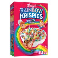 Kellogg's Rainbow Krispies Fruity Flavor Sweetened Multigrain Cereal, 11.1 oz, 11.1 Ounce