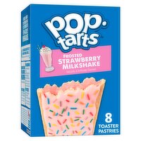 Pop-Tarts Frosted Strawberry Milkshake Toaster Pastries, 8 count, 13.5 oz