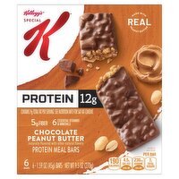 Kellogg's Special K Chocolate Peanut Butter Protein Meal Bars, 1.59 oz, 6 count, 9.5 Ounce