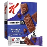 Kellogg's Special K Brownie Batter Protein Meal Bars, 1.59 oz, 6 count, 9.5 Ounce