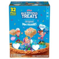 Kellogg's Rice Krispies Treats Original Mini Crispy Marshmallow Squares, 0.39 oz, 32 count