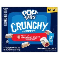 Pop-Tarts Crunchy Frosted Strawberry Crunch, 5 Ounce