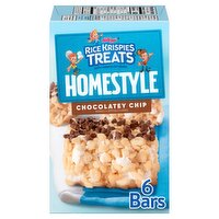 Kellogg's Rice Krispies Treats Chocolatey Chip Crispy Marshmallow Squares, 1.16 oz, 6 count, 6.98 Ounce