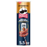 Pringles Grilled Beer Brat Potato Crisps Limited Edition, 5.5 oz