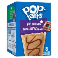 Pop-Tarts Girl Scouts Frosted Coconut Caramel Toaster Pastries, 8 count, 13.5 oz
