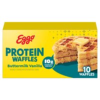 Eggo Buttermilk Vanilla Protein Waffles, 10 count, 12.3 oz