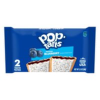 Pop-Tarts Frosted Blueberry Toaster Pastries, 2 count, 3.3 oz
