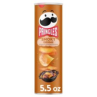 Pringles Smoky Cheddar Potato Crisps, 5.5 oz
