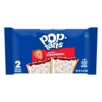 Pop-Tarts Frosted Strawberry Toaster Pastries, 2 count, 3.3 oz