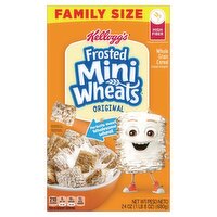 Kellogg's Frosted Mini Wheats Original Whole Grain Cereal Family Size, 24 oz