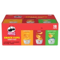 Pringles Snack Cups Potato Crisps Variety Pack, 18 count, 12.9 oz, 12.9 Ounce